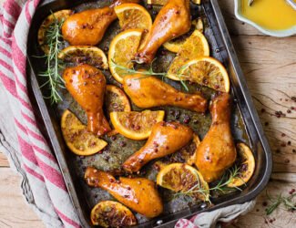 Coxa com Molho de Laranja