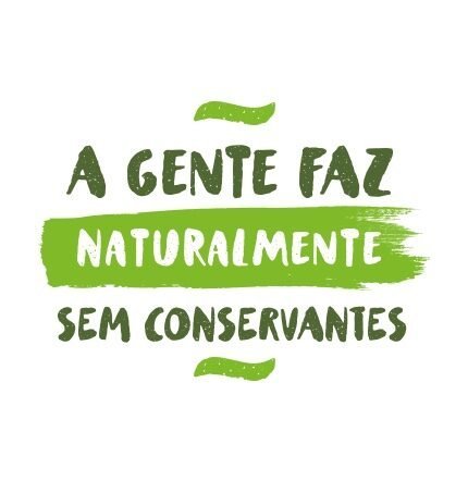 A gente faz naturalmente com controle de qualidade