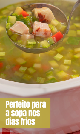 Perfeito para a sopa nos dias frios