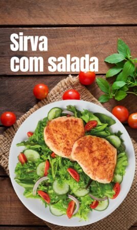 Sirva com salada